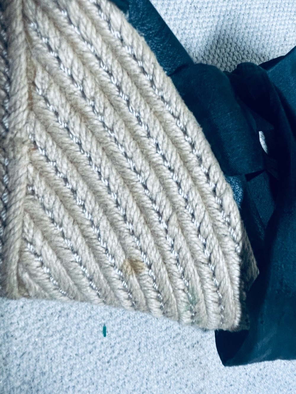 UGG Black Espadrille Wedge Sandals with Ankle Wrap - Picture 14 of 14